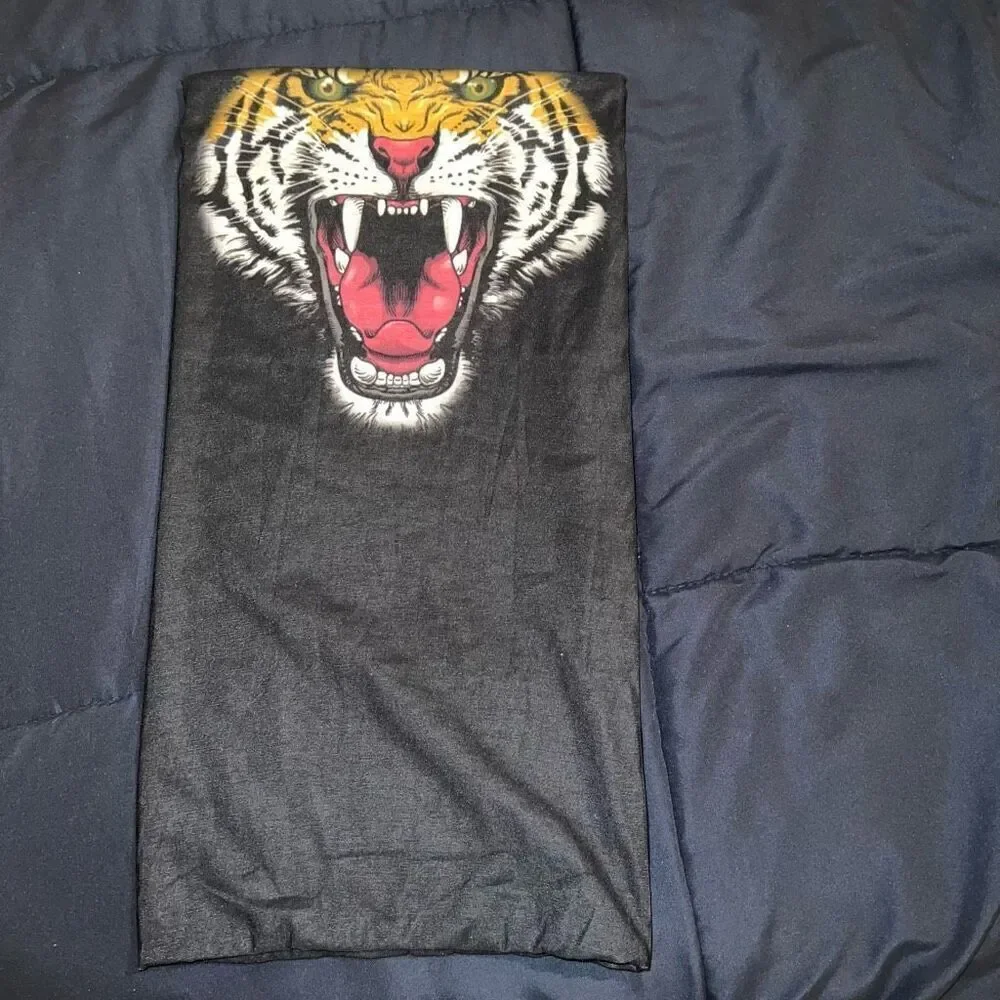 Tiger neck gaiter neck warmer
